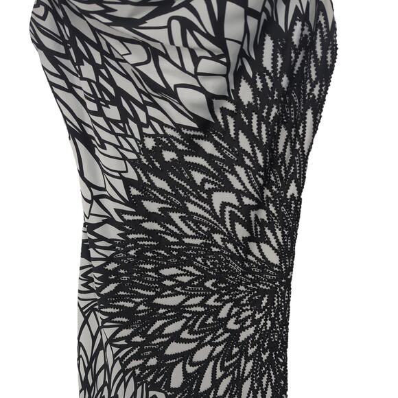 EUC Night Way Collections Flower Maxi Dress Womens Size 12 100% Polyester - Picture 3 of 4